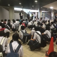 ５月14日(火)　京都駅到着，タクシー班別研修開始！