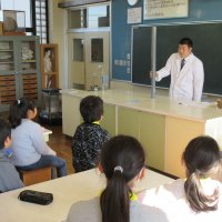 1月21日(火）　小学校乗り入れ授業（羽黒小）