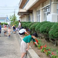 ７月１２日（火）朝のボランティア活動