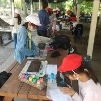 ５月11日(木)　宿泊学習～焼き板作り