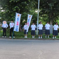 ６月２１日（水）生徒会あいさつ運動