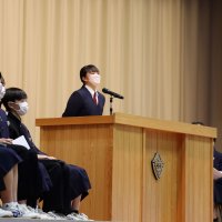 生徒会役員立ち会い演説会