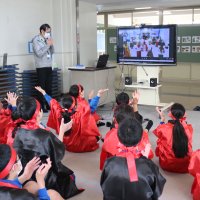 ハバイ小学校と異文化交流をしました！【６年生】