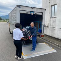 修学旅行０　荷物が先に京都へ