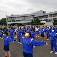 ⑫宿泊学習最終日、飯盛山にて