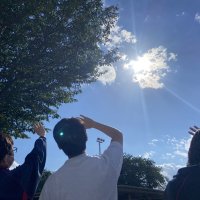 ６月３日（月）　青空に映える桜川中