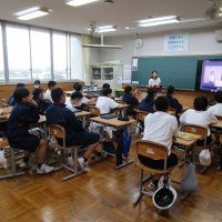 桃山学園とのオンライン交流会