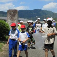 南飯田小クリーン作戦実施