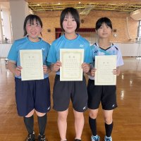 ６月２２日（土）　特設バドミントン部　4校合同予選会