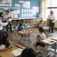 桜川市の学校訪問実施（７月１６日）