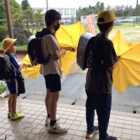 ９月19日（木）雨の日の登校