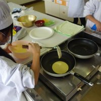 ゆめしほうパンケーキづくりに挑戦！